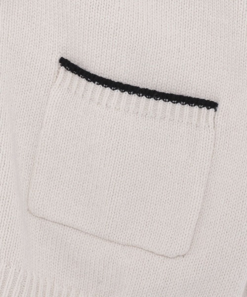 GLOBAL WORK（グローバルワーク）の「キッズ/アウトリンキング配色カーディガン/261898（カーディガン/ボレロ・キッズ・オフホワイト/イエロー系その他3・140cm/130cm/160cm/150cm/120cm/100cm/110cm）」の9枚目の写真