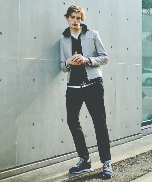 ABAHOUSE（アバハウス）の「【セットアップ対応】ジャージー トラックパンツ（その他パンツ・メンズ・グレイッシュブルー/カーキ/ブラック・44/48/46）」の17枚目の写真