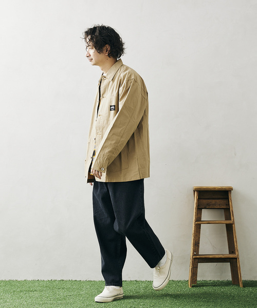 JOURNAL STANDARD relume（ジャーナルスタンダード　レリューム）の「【STANRAY / スタンレイ】別注 RIPSTOP カバーオール 1（カバーオール・メンズ・ブラック/ベージュ・MEDIUM/LARGE）」の3枚目の写真