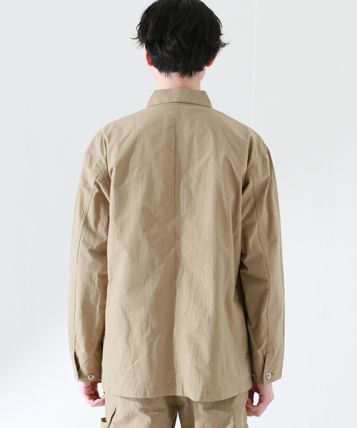 JOURNAL STANDARD relume（ジャーナルスタンダード　レリューム）の「【STANRAY / スタンレイ】別注 RIPSTOP カバーオール 1（カバーオール・メンズ・ブラック/ベージュ・MEDIUM/LARGE）」の15枚目の写真