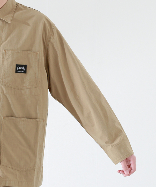 JOURNAL STANDARD relume（ジャーナルスタンダード　レリューム）の「【STANRAY / スタンレイ】別注 RIPSTOP カバーオール 1（カバーオール・メンズ・ブラック/ベージュ・MEDIUM/LARGE）」の18枚目の写真