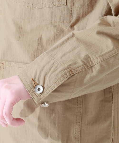 JOURNAL STANDARD relume（ジャーナルスタンダード　レリューム）の「【STANRAY / スタンレイ】別注 RIPSTOP カバーオール 1（カバーオール・メンズ・ブラック/ベージュ・MEDIUM/LARGE）」の19枚目の写真