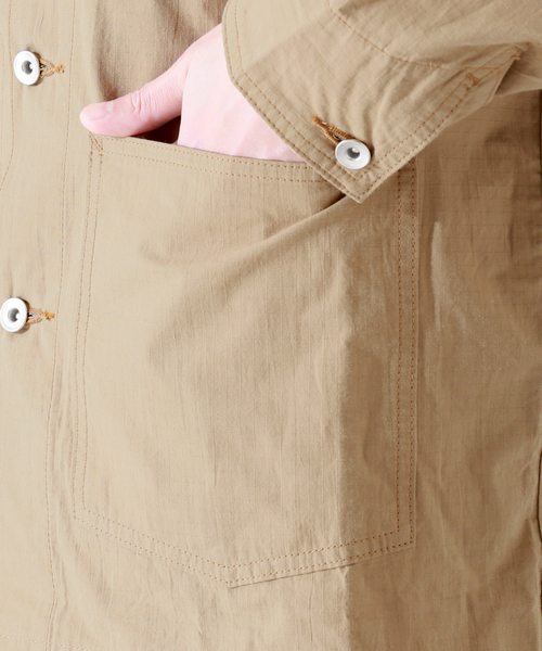 JOURNAL STANDARD relume（ジャーナルスタンダード　レリューム）の「【STANRAY / スタンレイ】別注 RIPSTOP カバーオール 1（カバーオール・メンズ・ブラック/ベージュ・MEDIUM/LARGE）」の20枚目の写真