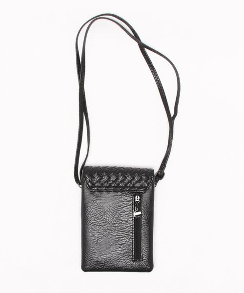 BASE（ベース）の「レディースミニショルダーバッグ スマホショルダー（ショルダーバッグ・レディース・ガンメタ/ブラック/ピンク/ブルー/シルバー/イエロー/アイボリー・FREE）」の9枚目の写真