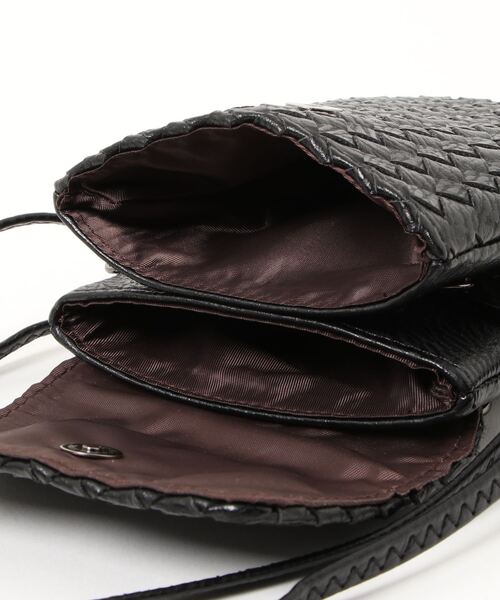 BASE（ベース）の「レディースミニショルダーバッグ スマホショルダー（ショルダーバッグ・レディース・ガンメタ/ブラック/ピンク/ブルー/シルバー/イエロー/アイボリー・FREE）」の10枚目の写真