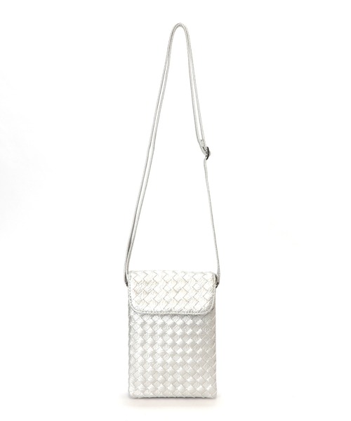 BASE（ベース）の「レディースミニショルダーバッグ スマホショルダー（ショルダーバッグ・レディース・ガンメタ/ブラック/ピンク/ブルー/シルバー/イエロー/アイボリー・FREE）」の21枚目の写真