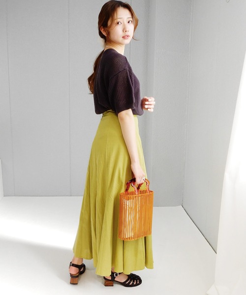 minia（ミニア）の「木目調ブロックヒールグルカサンダル　◇（サンダル・レディース・アイボリー/ミント/ブラック/ブラウン・S/M/LL/L）」の13枚目の写真