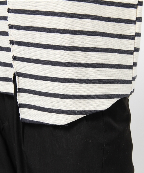 AMERICAN RAG CIE（アメリカンラグシー）の「インレイボーダークルーネックプルオーバー（Tシャツ/カットソー・レディース・ブルー系その他/ホワイト系その他・FREE）」の9枚目の写真