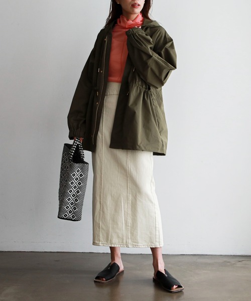 feepur（フェピュール）の「ボリュームマウンテンパーカー（マウンテンパーカー・レディース・ブラック/オフホワイト/カーキ/ピンク・MEDIUM）」の9枚目の写真