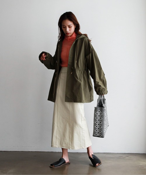 feepur（フェピュール）の「ボリュームマウンテンパーカー（マウンテンパーカー・レディース・ブラック/オフホワイト/カーキ/ピンク・MEDIUM）」の10枚目の写真