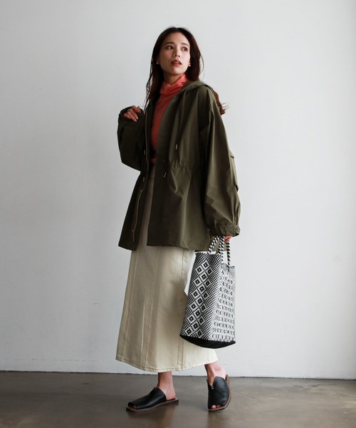 feepur（フェピュール）の「ボリュームマウンテンパーカー（マウンテンパーカー・レディース・ブラック/オフホワイト/カーキ/ピンク・MEDIUM）」の11枚目の写真