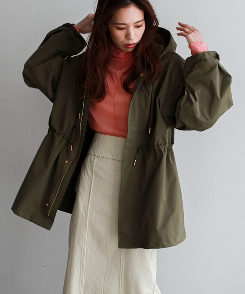 feepur（フェピュール）の「ボリュームマウンテンパーカー（マウンテンパーカー・レディース・ブラック/オフホワイト/カーキ/ピンク・MEDIUM）」の15枚目の写真