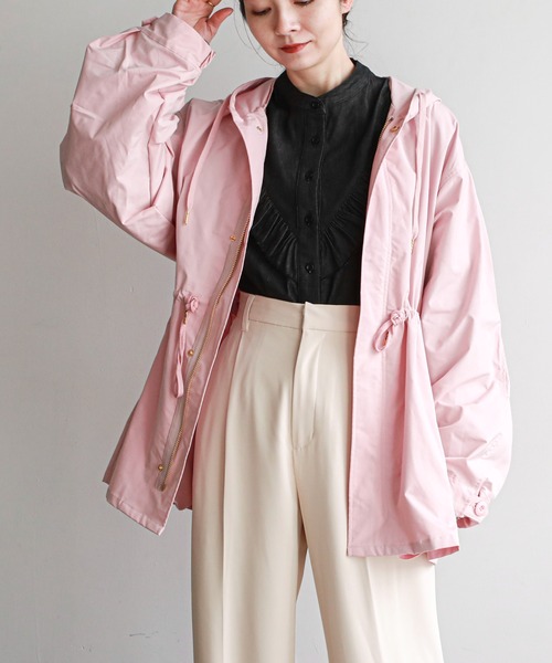 feepur（フェピュール）の「ボリュームマウンテンパーカー（マウンテンパーカー・レディース・ブラック/オフホワイト/カーキ/ピンク・MEDIUM）」の8枚目の写真