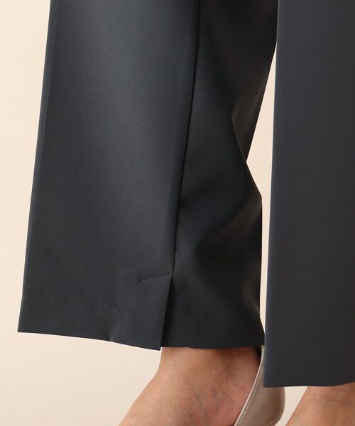 OPAQUE.CLIP（オペークドットクリップ）の「◆ダブルクロスワイドパンツ（その他パンツ・レディース・チャコールグレー/パープル/ライトベージュ・38）」の10枚目の写真