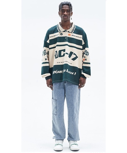 HARSH AND CRUEL（ハーシュアンドクルーエル）の「【Harsh and Cruel】Retro Color Polo Shirts HC22SS16（シャツ/ブラウス・メンズ・マルチ・S/L/M/XL）」の14枚目の写真