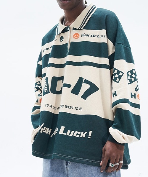 HARSH AND CRUEL（ハーシュアンドクルーエル）の「【Harsh and Cruel】Retro Color Polo Shirts HC22SS16（シャツ/ブラウス・メンズ・マルチ・S/L/M/XL）」の5枚目の写真