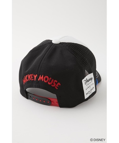 Disney SERIES CREATED by MUS(ディズニーシリーズクリエイテッドバイエムユーエス)の「MD TRUCKER SNAPBACK(キャップ・レディース・ブラック/レッド・FREE)」の7枚目の写真