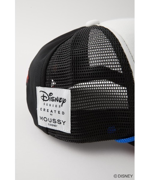 Disney SERIES CREATED by MUS(ディズニーシリーズクリエイテッドバイエムユーエス)の「MD TRUCKER SNAPBACK(キャップ・レディース・ブラック/レッド・FREE)」の9枚目の写真
