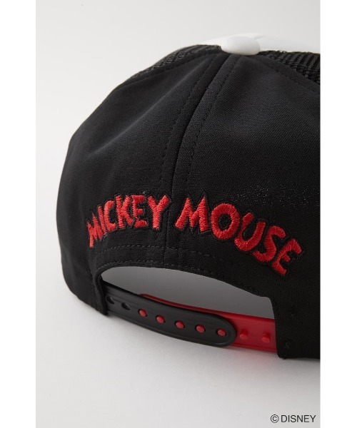 Disney SERIES CREATED by MUS(ディズニーシリーズクリエイテッドバイエムユーエス)の「MD TRUCKER SNAPBACK(キャップ・レディース・ブラック/レッド・FREE)」の10枚目の写真