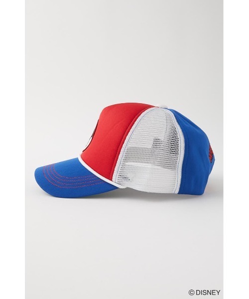 Disney SERIES CREATED by MUS(ディズニーシリーズクリエイテッドバイエムユーエス)の「MD TRUCKER SNAPBACK(キャップ・レディース・ブラック/レッド・FREE)」の14枚目の写真
