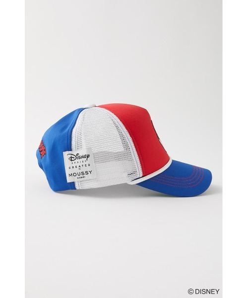 Disney SERIES CREATED by MUS(ディズニーシリーズクリエイテッドバイエムユーエス)の「MD TRUCKER SNAPBACK(キャップ・レディース・ブラック/レッド・FREE)」の15枚目の写真
