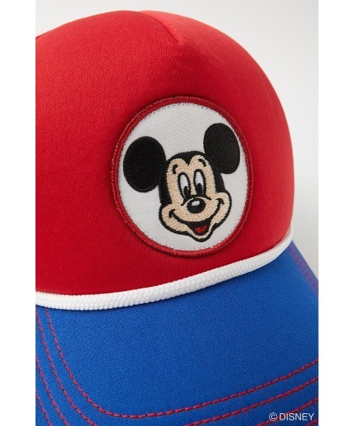 Disney SERIES CREATED by MUS(ディズニーシリーズクリエイテッドバイエムユーエス)の「MD TRUCKER SNAPBACK(キャップ・レディース・ブラック/レッド・FREE)」の17枚目の写真