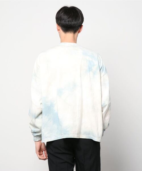 MAGIC NUMBER（マジック ナンバー）の「【MAGIC NUMBER】 ARCH LOGO TIE DYE L/S TEE(LOOSE FIT)（Tシャツ/カットソー・メンズ・ブルーグレー・LARGE/X-LARGE/MEDIUM）」の3枚目の写真