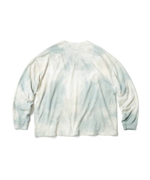 MAGIC NUMBER（マジック ナンバー）の「【MAGIC NUMBER】 ARCH LOGO TIE DYE L/S TEE(LOOSE FIT)（Tシャツ/カットソー・メンズ・ブルーグレー・LARGE/X-LARGE/MEDIUM）」の4枚目の写真