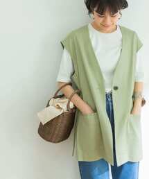 URBAN RESEARCH | ノーカラーリネンジレ(ベスト)