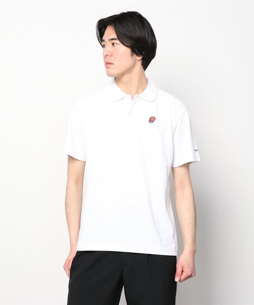 RAWLIFE(ロウライフ)の「BACK SPIN!/バックスピン!/The Rolling Stones Official Japan Original Design Polo Shirt(ポロシャツ・メンズ・ブラック/レッド/ホワイト・X-LARGE/SMALL/LARGE/MEDIUM)」の1枚目の写真