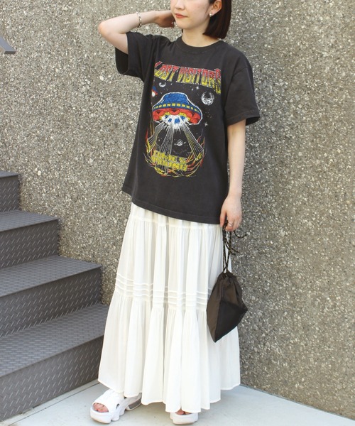 GOOD ROCK SPEED（グッドロックスピード）の「【GOOD ROCK SPEED】別注 オリジナルロックTEE（Tシャツ/カットソー・レディース・ブラック/ピンク/グリーン・F）」の8枚目の写真