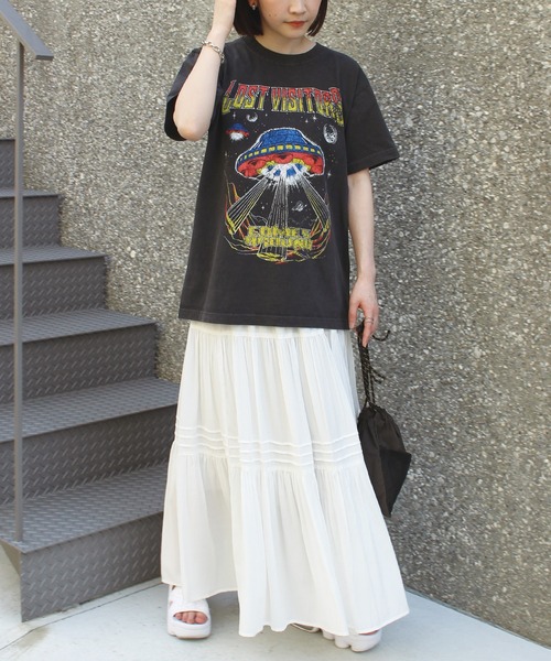 GOOD ROCK SPEED（グッドロックスピード）の「【GOOD ROCK SPEED】別注 オリジナルロックTEE（Tシャツ/カットソー・レディース・ブラック/ピンク/グリーン・F）」の10枚目の写真