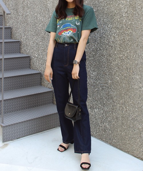 GOOD ROCK SPEED（グッドロックスピード）の「【GOOD ROCK SPEED】別注 オリジナルロックTEE（Tシャツ/カットソー・レディース・ブラック/ピンク/グリーン・F）」の17枚目の写真