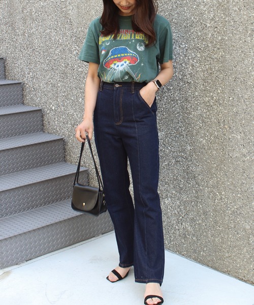 GOOD ROCK SPEED（グッドロックスピード）の「【GOOD ROCK SPEED】別注 オリジナルロックTEE（Tシャツ/カットソー・レディース・ブラック/ピンク/グリーン・F）」の18枚目の写真