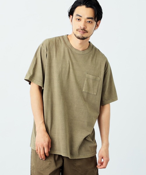 EDWIN(エドウィン)の「EDWIN エドウィン EDWIN HS POCKET Tシャツ(Tシャツ/カットソー・メンズ・グレー/ブラウン/ベージュ/パープル・MEDIUM/LARGE/X-LARGE)」の3枚目の写真