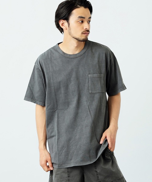 EDWIN(エドウィン)の「EDWIN エドウィン EDWIN HS POCKET Tシャツ(Tシャツ/カットソー・メンズ・グレー/ブラウン/ベージュ/パープル・MEDIUM/LARGE/X-LARGE)」の2枚目の写真