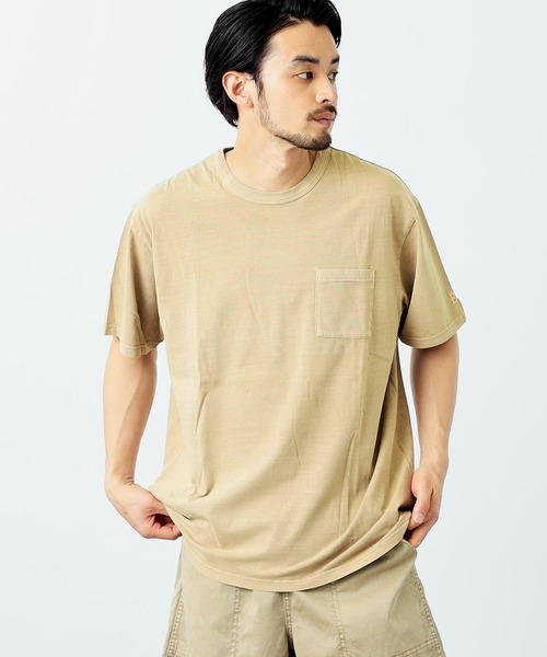 EDWIN(エドウィン)の「EDWIN エドウィン EDWIN HS POCKET Tシャツ(Tシャツ/カットソー・メンズ・グレー/ブラウン/ベージュ/パープル・MEDIUM/LARGE/X-LARGE)」の18枚目の写真