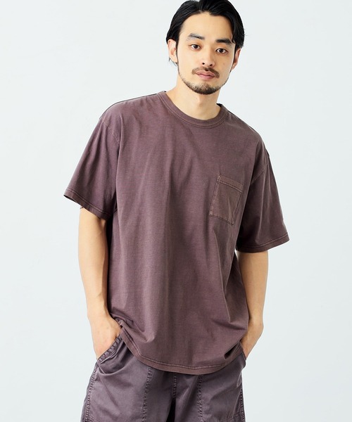 EDWIN(エドウィン)の「EDWIN エドウィン EDWIN HS POCKET Tシャツ(Tシャツ/カットソー・メンズ・グレー/ブラウン/ベージュ/パープル・MEDIUM/LARGE/X-LARGE)」の10枚目の写真