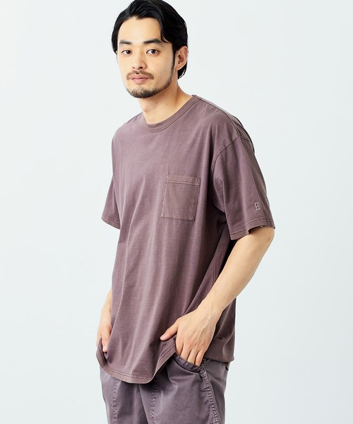 EDWIN(エドウィン)の「EDWIN エドウィン EDWIN HS POCKET Tシャツ(Tシャツ/カットソー・メンズ・グレー/ブラウン/ベージュ/パープル・MEDIUM/LARGE/X-LARGE)」の9枚目の写真