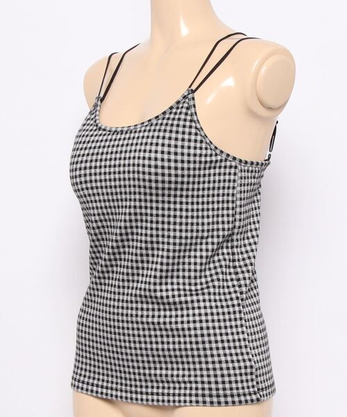 tiptop（ティップトップ）の「カップ付きバッククロスキャミソール（キャミソール・レディース・B/A/ブラック/オフホワイト/ピンク/ホワイト系その他・FREE）」の8枚目の写真