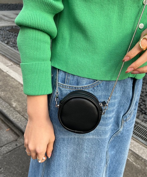 SHENERY（シーナリー）の「サークルポシェット（ショルダーバッグ・レディース・ブルー系その他/ブラック/ピンク・FREE）」の5枚目の写真