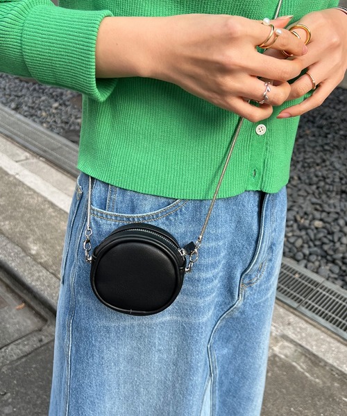 SHENERY（シーナリー）の「サークルポシェット（ショルダーバッグ・レディース・ブルー系その他/ブラック/ピンク・FREE）」の6枚目の写真