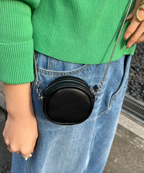 SHENERY（シーナリー）の「サークルポシェット（ショルダーバッグ・レディース・ブルー系その他/ブラック/ピンク・FREE）」の4枚目の写真