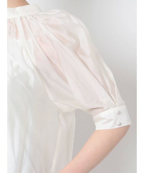 LAGUNAMOON（ラグナムーン）の「ロールネックリボンブラウス（シャツ/ブラウス・レディース・ホワイト/イエロー/ブルー/ブラック・FREE）」の9枚目の写真