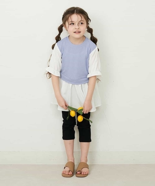 a.v.v（アーヴェヴェ）の「[KIDS]【ママとお揃い】トングサンダル（サンダル・キッズ・ブラック/モカ・24/20/23/21/22）」の11枚目の写真