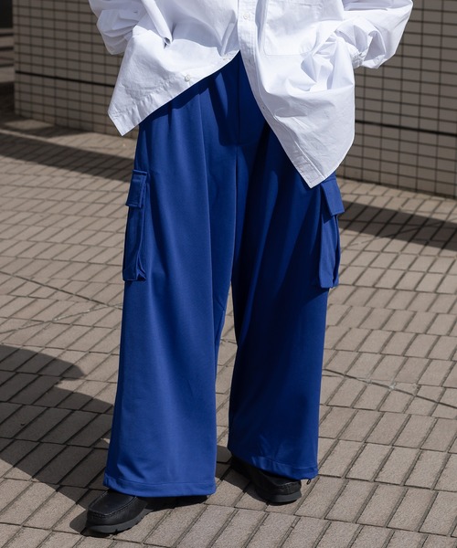 Perushu(ペルーシュ)の「2wayイージーカーゴスラックスパンツ(カーゴパンツ・メンズ・グレー/カーキ/ブラック/ブルー/ダークグリーン/ライトブルー/オレンジ・MEDIUM/SMALL/LARGE)」の6枚目の写真