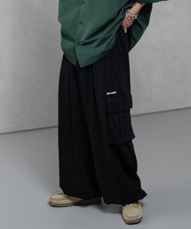 Perushu | 2wayイージーカーゴスラックスパンツ(カーゴパンツ)