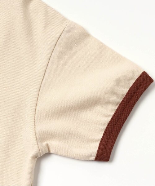 BREEZE(ブリーズ)の「リンガーTシャツ(Tシャツ/カットソー・キッズ・グリーン/ブラウン・120/100/150/140/110/90/130)」の6枚目の写真