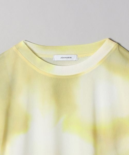 JEANASIS（ジーナシス）の「エスパンディガラシアーT/287012（Tシャツ/カットソー・レディース・グリーン系その他/イエロー系その他/イエロー系その他2・FREE）」の5枚目の写真