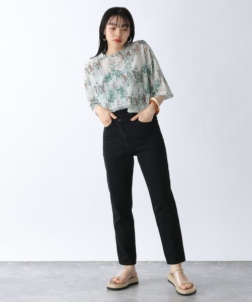 JEANASIS（ジーナシス）の「エスパンディガラシアーT/287012（Tシャツ/カットソー・レディース・グリーン系その他/イエロー系その他/イエロー系その他2・FREE）」の18枚目の写真